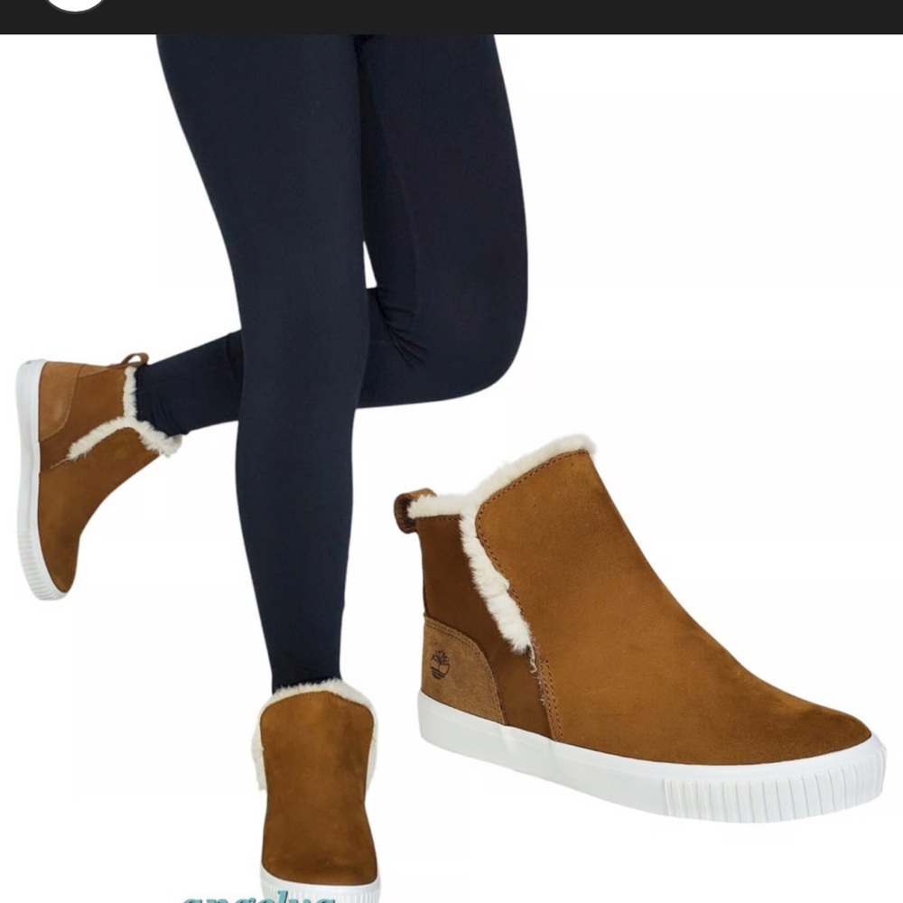 Timberland Women's Brown Suede Sneakers